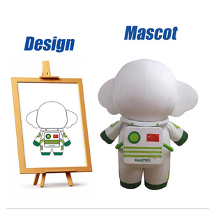 Tùy Chỉnh Chuyên Nghiệp Động Vật Voi Linh Vật Trang Phục Dành Cho Người Lớn Phim Hoạt Hình Nhân Vật Hình Ảnh Trang Phục Cho Quảng Cáo - Product Image 3