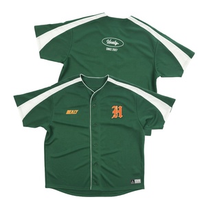 HEALY Uniformes de baseball streetwear personnalisés pour hommes, tenues amples de haute qualité, maillot de baseball vierge brodé - Product Image 1