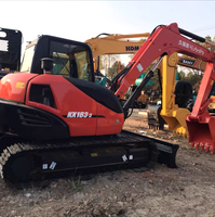 Original Gebrauchter Kubota KX183 Hydraulischer Mini-Bagger aus Japan |   8-Tonnen-Zuverlässiger Bagger mit Videoinspektion |   Versandbereit