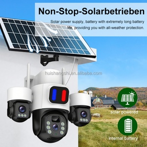 Eseecloud 15MP Three Screens Lens Alarm 4G Sim Card Solar PTZ IP Outdoor Wifi Network Surveillance CCTV Wireless <b>Security</b> Camera - Product Image 4