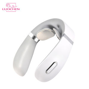 Masajeador de Cuello Portátil Direct Plastic con 4 Modos y 15 Niveles de Calor Pulsante, Dispositivo de Terapia TENS para Alivio del Dolor de Cuello y Relajación - Product Image 1