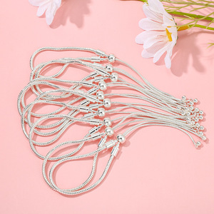 Délicat Plusieurs Modèles Réglable Serpent Perlé Chaîne Curseur Bracelet Diy <span class=keywords><strong>Charme</strong></span> Bracelet Main Bijoux <span class=keywords><strong>Pour</strong></span> Femmes - Product Image 6