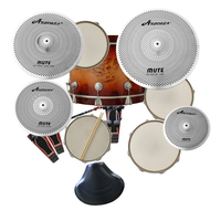 Arborea Lage Volume Bekkens Duurzame Legering Stille Bekkens 8/10/12/14/16/18/20 Zilver beste Cadeaus Voor Drummers