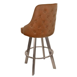 Tabourets de <span class=keywords><strong>bar</strong></span> commerciaux de restaurant d'intérieur modernes Tabourets de <span class=keywords><strong>bar</strong></span> de seau de salle à manger sur une grande base ronde en métal plus forte 4 couleurs disponibles - Product Image 3