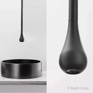 Robinet de lavabo de salle de bain <span class=keywords><strong>AMAXO</strong></span> facile à installer, en forme de goutte d'eau, monté au plafond, en laiton, avec capteur - Product Image 4