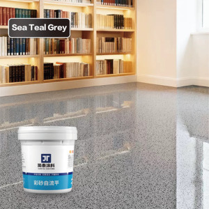 Eco-friendly Waterproof Wear Resistant Epoxy Colored Sand Self-Leveling Floor Coating 5 Year Warranty for Concrete Tile Bathroom - Product Image 5