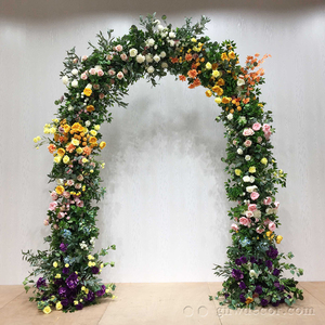 GNW 10ft enorme cornice in legno <span class=keywords><strong>con</strong></span> arco di <span class=keywords><strong>fiori</strong></span> decorazione della fase di nozze <span class=keywords><strong>sfondo</strong></span> nuziale <span class=keywords><strong>fiori</strong></span> arco design - Product Image 4