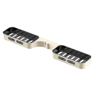 Mặt hàng bán chạy nhất mới treo tường vòi hoa sen Kệ ABS lưu trữ chủ có thể gập lại Organizer phòng tắm vòi hoa sen kệ - Product Image 5