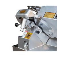 Trancheuse à viande verticale automatique industrielle en acier inoxydable équipement de coupe frais électrique pour la transformation des aliments à des fins commerciales