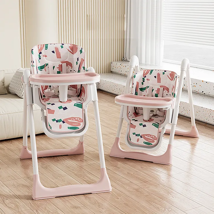 Недорогой портативный высокий стул, Многофункциональный стул для кормления ребенка, регулируемый по высоте обеденный стул 3 в 1, детский высокий стул