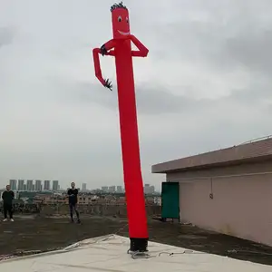 Werbedanzer aufblasbarer Luftdanser Himmeldanser mit Logodruck Rennbogen-Tor