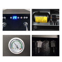 Refroidisseur de vin électrique 2 bouteilles en acier inoxydable avec compresseur OEM réfrigérateur intégré pour le stockage du vin