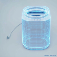 Broyeur de déchets alimentaires électrique portable pour la maison avec technologie de broyage continu multigrind pour une cuisine moderne et une vie durable
