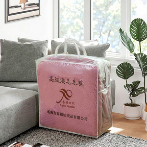 Hot Bán 100% Puer Len Siêu Mềm Thoải Mái Chăn 200x240Cm Mô Hình Rắn Đồng Bằng Phong Cách Dệt Chải Kỹ Thuật Cho Nhà Máy Bay - Product Image 3