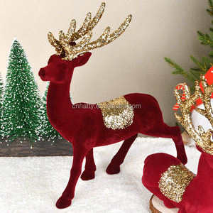 High Quality Red <b>Reindeer</b> <b>Christmas</b> Decoration Best Selling Classic Style Table Top Gift New Design <b>Reindeer</b> - Product Image 3