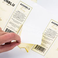 Etiqueta de vino con impresión privada personalizada, etiqueta de papel texturizado para brandy, whisky, vodka, tequila, cóctel, vino