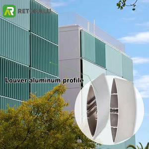 Israel <span class=keywords><strong>Market</strong></span> Factory Wholesale <span class=keywords><strong>Price</strong></span> Extrusão De Alumínio para Porta Do Obturador Do Rolo Perfil De Alumínio Alumínio Protructed Airfoil - Product Image 4