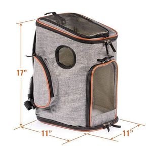 BSCI Factory BSCI Factory Soft Sided Pet Carrier <b>Backpack</b> recycled Small Dogs and <b>Cats</b> Airline Approved Designed for Travel - Product Image 2