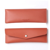Porte-crayons RR Fashion 	 Étui à crayons en cuir PU 20 cm, étui à stylos, pochette à crayons, étui à crayons pour le bureau et l'école, porte-stylos pour filles, porte-crayons pour étudiants