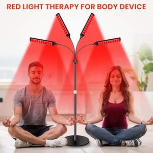 Dispositivo Viconor per Terapia a Luce Rossa a 4 Teste, Doppia Lunghezza d'Onda 660nm 850nm con Supporto Regolabile, Attrezzatura per Esercizio Fisico e Riabilitazione - Product Image 6