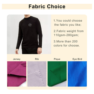 T-shirt da uomo in <span class=keywords><strong>cotone</strong></span> poliestere <span class=keywords><strong>manica</strong></span> <span class=keywords><strong>lunga</strong></span> da uomo, - Product Image 6