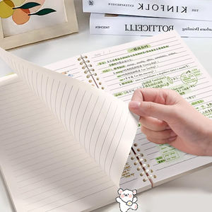 Блокнот с незакрепленными листьями А5 на тему животных для студентов колледжа, готовящихся к вступительным экзаменам, изготовленный из плотной бумаги - Product Image 5