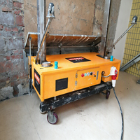 Machine à enduire les murs électrique pour la construction, machine à projeter la plâtre pour murs intérieurs et extérieurs