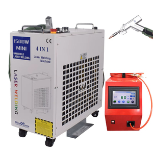 Machine de nettoyage laser portative 1000W 1500W 2000W, nettoyeur laser à fibre pulsée pour l'élimination de la rouille, de la peinture et des revêtements sur les pièces métalliques et équipements - Product Image 1