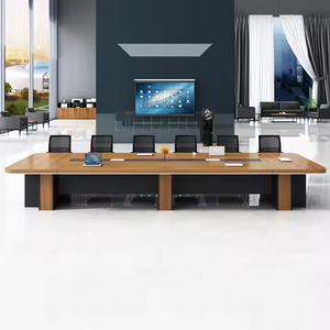 Ufficio moderna sala riunioni bar tavolo e sedie posto 10/20 tavolo da conferenza - Product Image 5