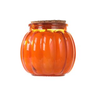 Pot de bougie de citrouille en verre transparent pour bougie parfumée - Product Image 1
