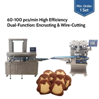 Machine à biscuits automatique en forme de pingouin HJ-860, machine à biscuits à découpe au fil 2 couleurs, machine à faire des biscuits mosaïques, boulangerie commerciale