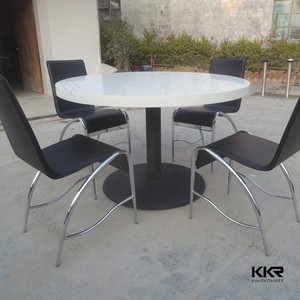 Brillante <span class=keywords><strong>4</strong></span> plazas mesas de <span class=keywords><strong>comedor</strong></span> redondas y sillas - Product Image 2