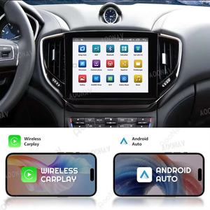 Pantalla táctil Android Auto estéreo reproductor de vídeo Multimedia navegación GPS inalámbrico carplay Radio de coche para Maserati Ghibli 2017-2020 - Product Image 6