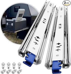 Yenuo mở rộng đầy đủ bóng mang ngăn kéo đường ray (1 cặp)-250 lbs tải, 12-40 inch Side mount Fit Home & Thương mại lưu trữ - Product Image 1