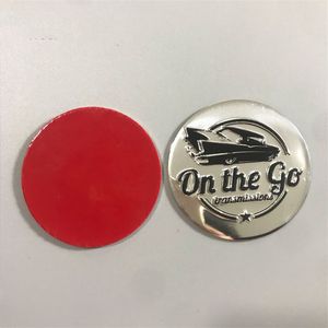 Autocollant en métal personnalisé logo de marque en acier inoxydable brossé, plaque signalétique en métal auto-adhésive, étiquette en métal, étiquettes en métal - Product Image 3