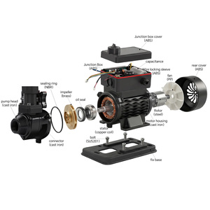 Pompa di Aumento Pressione <span class=keywords><strong>Acqua</strong></span> con Pressione di Avvio Predefinita 1.5-2.0 Bar, 370W, Intelligente e Automatica, Solo per <span class=keywords><strong>Acqua</strong></span> Pulita - Product Image 5