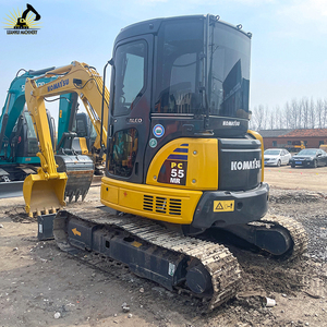 Highly Durable And Efficient Compact Hydraulic Komatsu PC55 Used Excavator for Various <b>Construction</b> And Landscaping Projects - Product Image 1