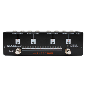 Jingying 2025 – Vente en gros usine – Pédale d'effets multi-effets série 4x4 LOOP <span class=keywords><strong>BOX</strong></span> 16 banques pour guitare électrique – Pièces et accessoires pour guitare - Product Image 1