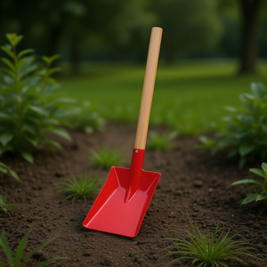 TURK Shovel With 70Cm Wooden Handle Red Color <b>Garden</b> <b>Tool</b> - Product Image 3