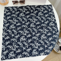 Op maat gemaakte digitale print Boho bloemen katoenen vierkante bandana sjaal, wasbaar, zacht materiaal voor volwassenen, mode, huisdieren, cadeaus, Boho huisdecoratie