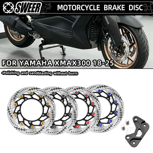 Nouveau disque de frein avant modifié pour <span class=keywords><strong>Yamaha</strong></span> Xmax300, adaptateur d'étrier radial, code 4,5 mm d'épaisseur, disque flottant - Product Image 3