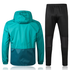 Chaquetas de fútbol de invierno con capucha a prueba de viento y cremallera completa abrigo cálido conjuntos de ropa deportiva Unisex Jersey cortavientos grueso - Product Image 3