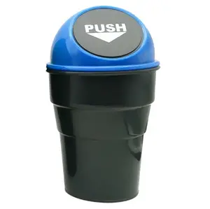 Unionpromo promotion Mini recycling Plastic Rubbish Bin For Cars Car Trash Bin