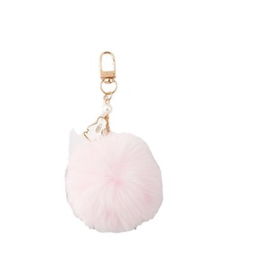 <span class=keywords><strong>Porte</strong></span>-clés pendentif pour sac d'école, motif lapin de lune mignon avec <span class=keywords><strong>pompon</strong></span>, pour couple, fille, style Instagram - Product Image 5