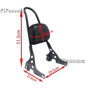 Спинка для пассажирского мотоцикла в стиле слисси, классический дизайн для моделей Harley XL 2004-2020, для старых школ Sissybar - Product Image 2