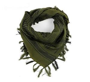 Écharpe de cou tactique NS01 personnalisée OEM ODM, style désert arabe, en daim vert - Product Image 1