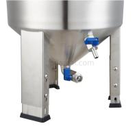 Cuve de fermentation conique en acier inoxydable 304 de 30, 60, 100 L – Fermenteur à vin, réservoir de stockage, équipement de brassage de bière à domicile