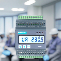Medidor de Energía Trifásico con Protocolo WIFI MQTT, Monitor de Energía para Plantas de Energía Virtuales Industriales IoT, Medidor de Energía WiFi