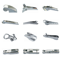 Nouvelles pièces marines, accessoires pour bateaux, rouleau de proue réglable en acier inoxydable poli miroir, ancre de yacht, moulage de précision