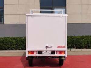 รถครึ่งตู้ครึ่งเปิดเคลื่อนที่ได้ สามล้อ ตุ๊กตุ๊กย้อนกลับได้ รถสามล้อเครื่องยนต์ บรรทุกผู้โดยสารและสินค้า ความเร็ว 50-70 กม./ชม. สำหรับใช้งานต่างประเทศ - Product Image 5